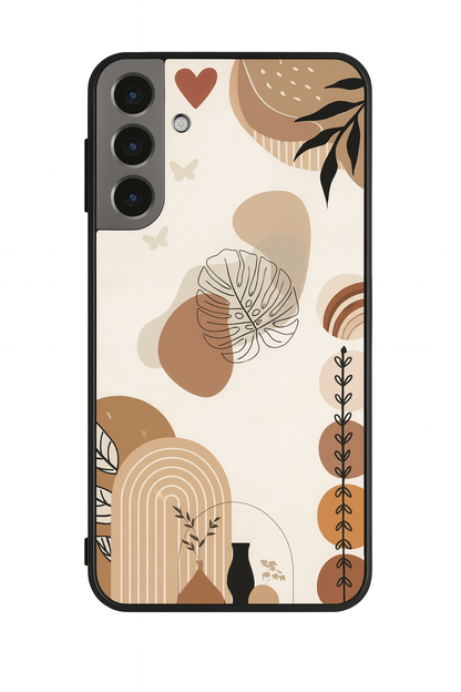 Organic Aura Premium Glass Back Cover For Galaxy S, A, M & F Series The Case & Co