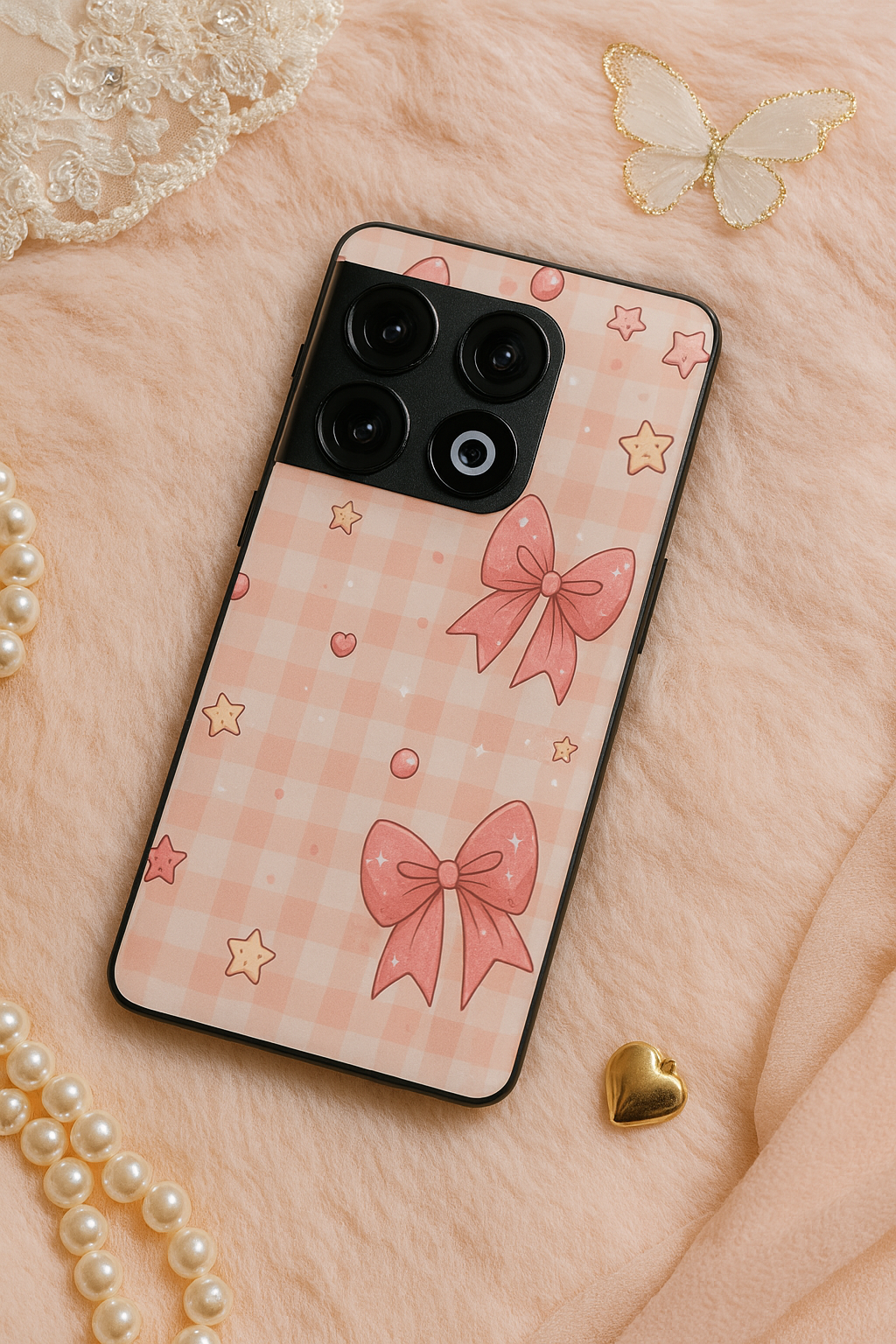 Pastel Charm Premium Glass Back Cover For One Plus 13, 12, 11, 10, Nord Series The Case & Co