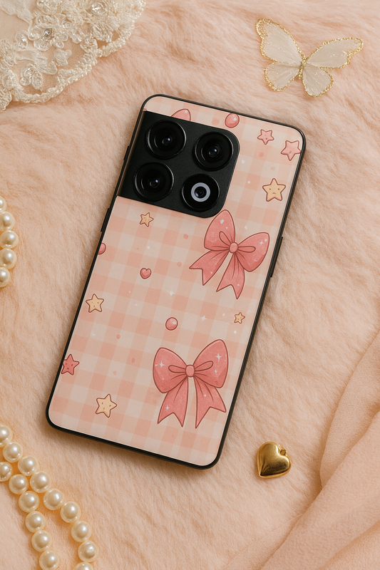 Pastel Charm Premium Glass Back Cover For One Plus 13, 12, 11, 10, Nord Series The Case & Co