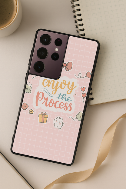 Pastel Process Premium Glass Back Cover For Galaxy S, A, M & F Series The Case & Co