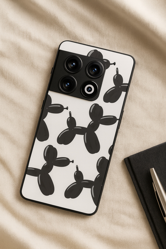 Pop Art Pup Glass Back Cover For One Plus 13, 12, 11, 10, Nord Series The Case & Co