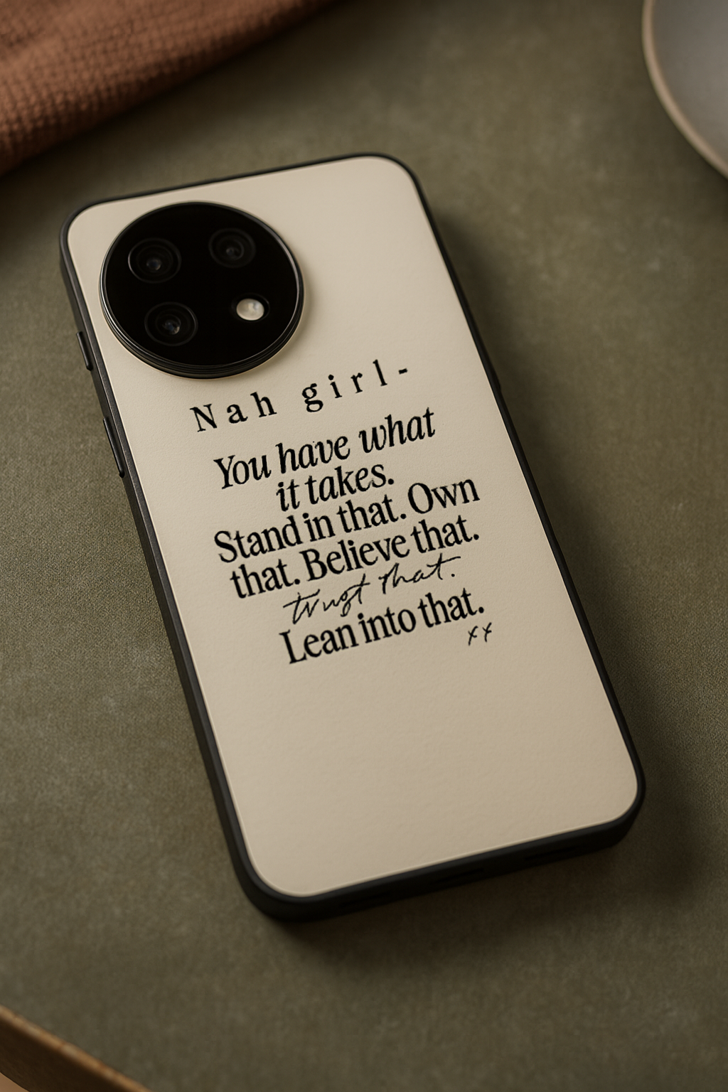 Power Within Glass Back Cover For One Plus 13, 12, 11, 10, Nord Series The Case & Co