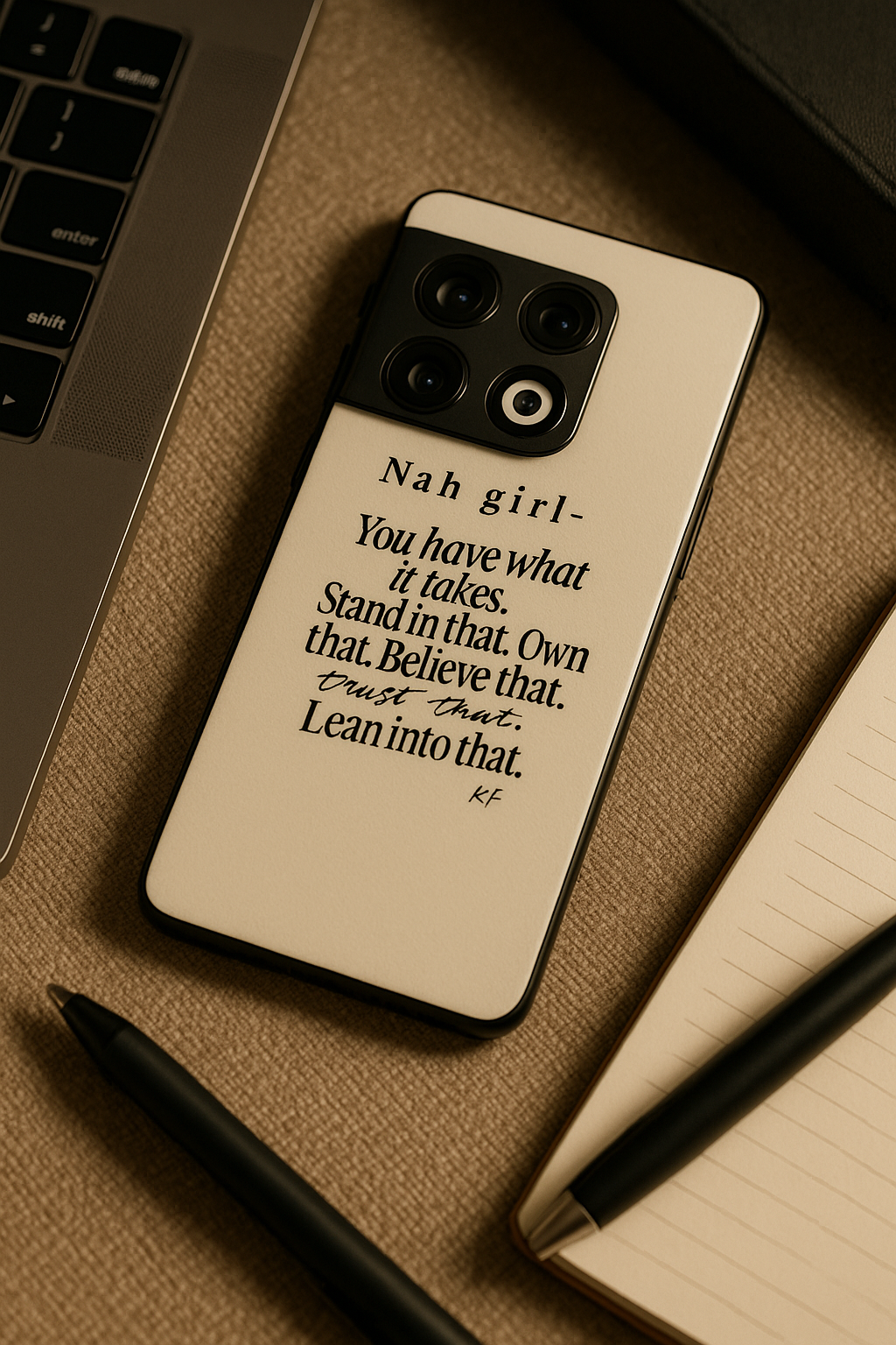 Power Within Glass Back Cover For One Plus 13, 12, 11, 10, Nord Series The Case & Co