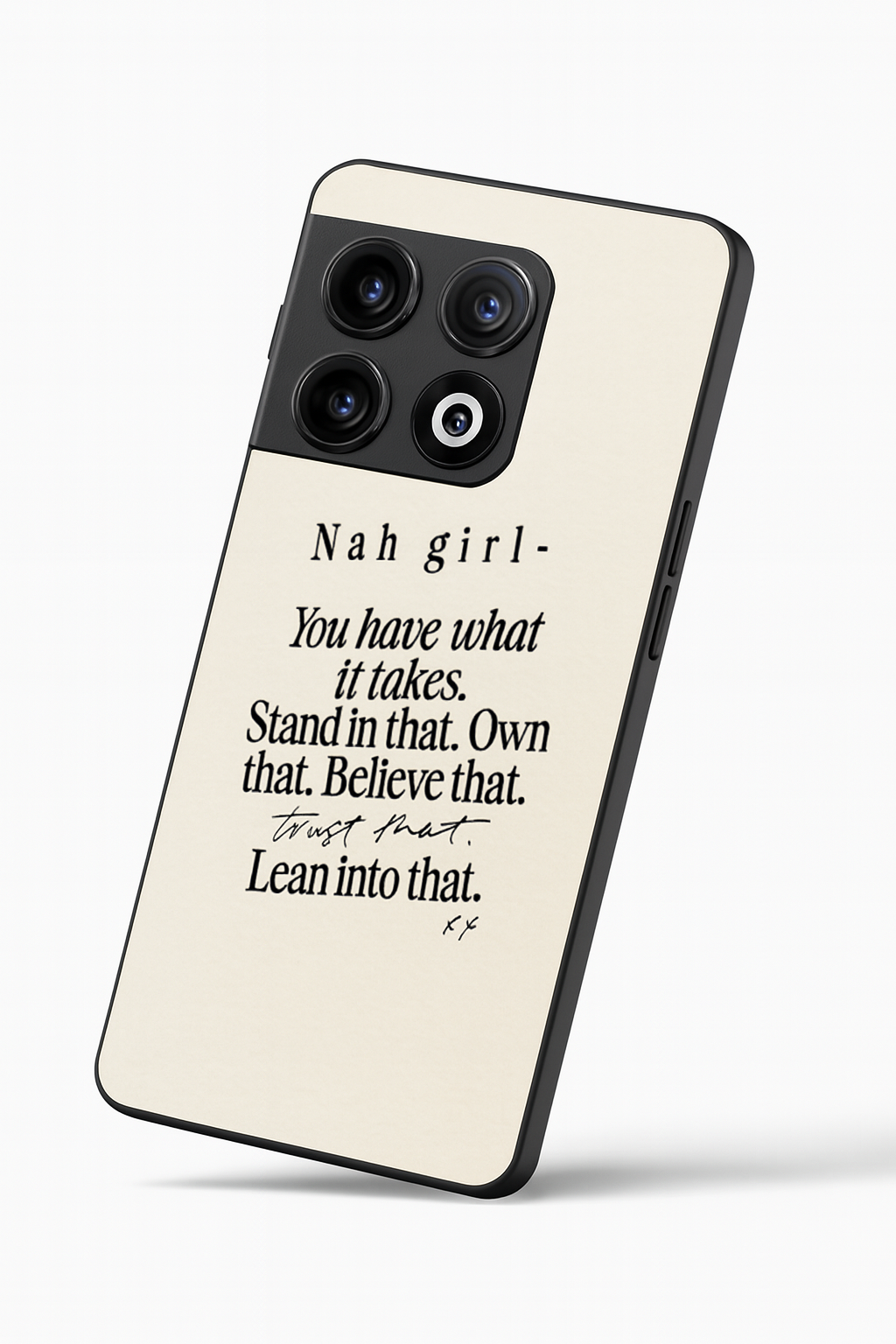 Power Within Glass Back Cover For One Plus 13, 12, 11, 10, Nord Series The Case & Co