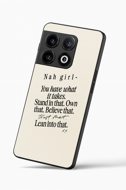 Power Within Glass Back Cover For One Plus 13, 12, 11, 10, Nord Series The Case & Co