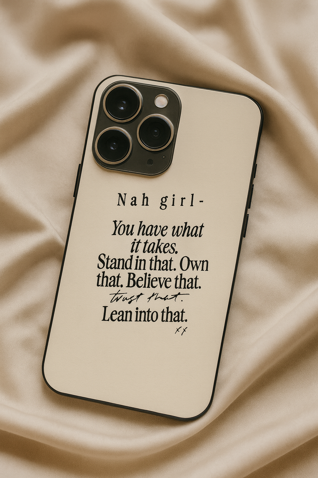 Power Within Premium Glass Back Cover For iPhone 11,12,13,14,15,16,17 Models The Case & Co