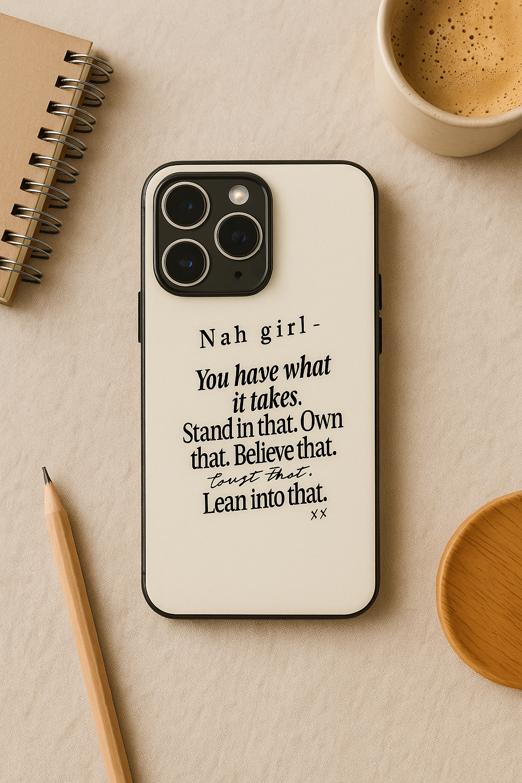 Power Within Premium Glass Back Cover For iPhone 11,12,13,14,15,16,17 Models The Case & Co