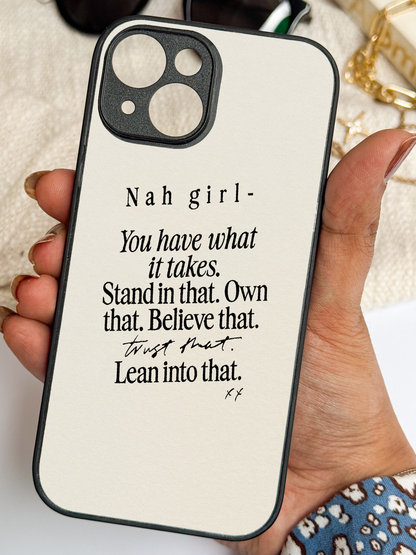 Power Within Premium Glass Back Cover For iPhone 11,12,13,14,15,16,17 Models The Case & Co