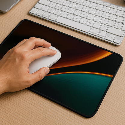 Printed Mouse Pad| Silicon Base | Abstract Lines Graphic | Available in Size - Small, Large The Case & Co