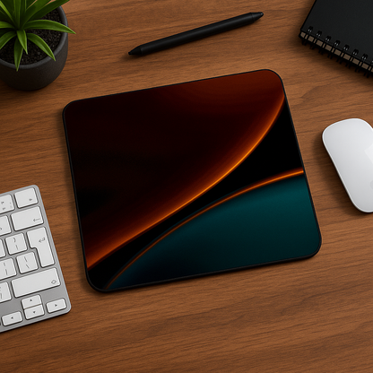 Printed Mouse Pad| Silicon Base | Abstract Lines Graphic | Available in Size - Small, Large The Case & Co