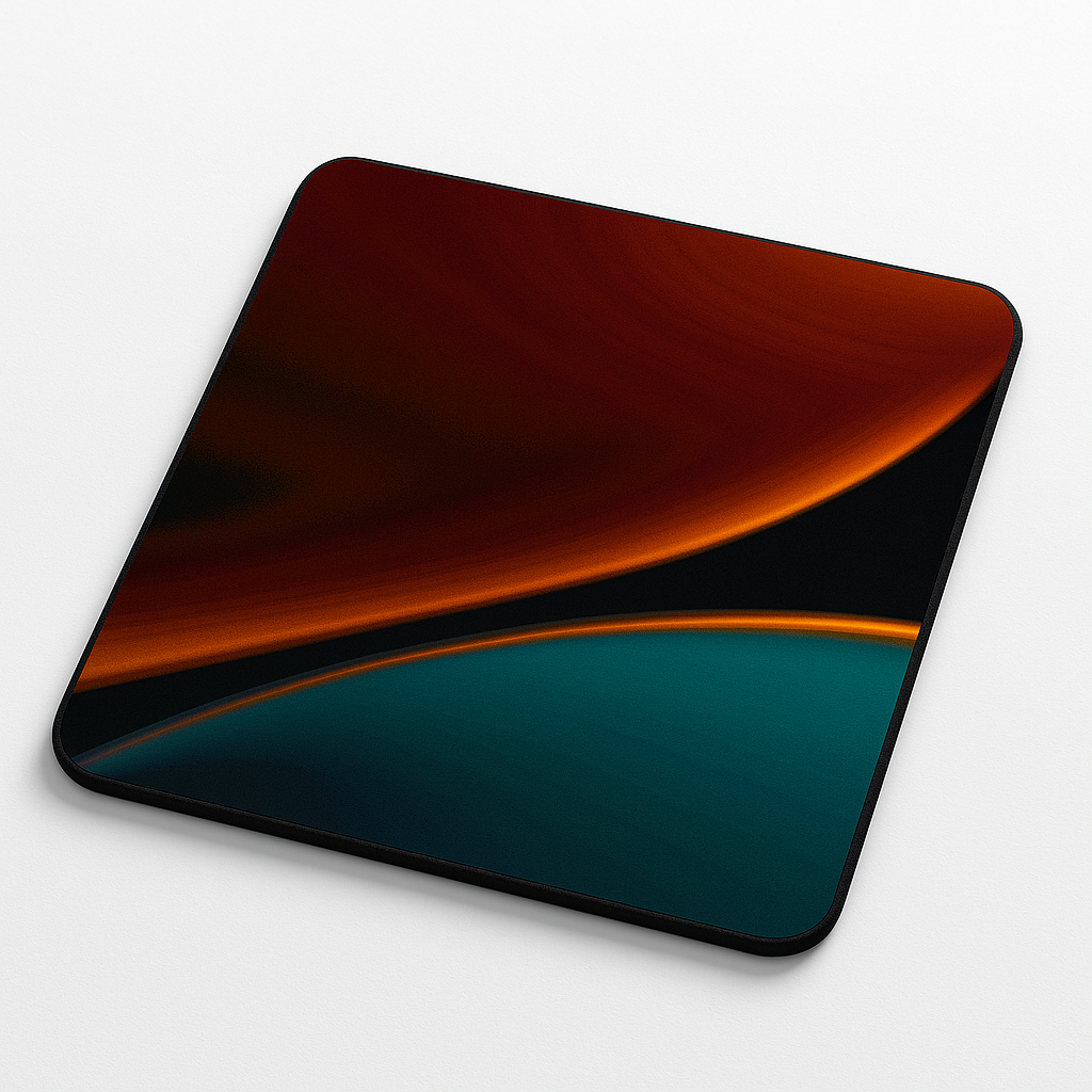 Printed Mouse Pad| Silicon Base | Abstract Lines Graphic | Available in Size - Small, Large The Case & Co