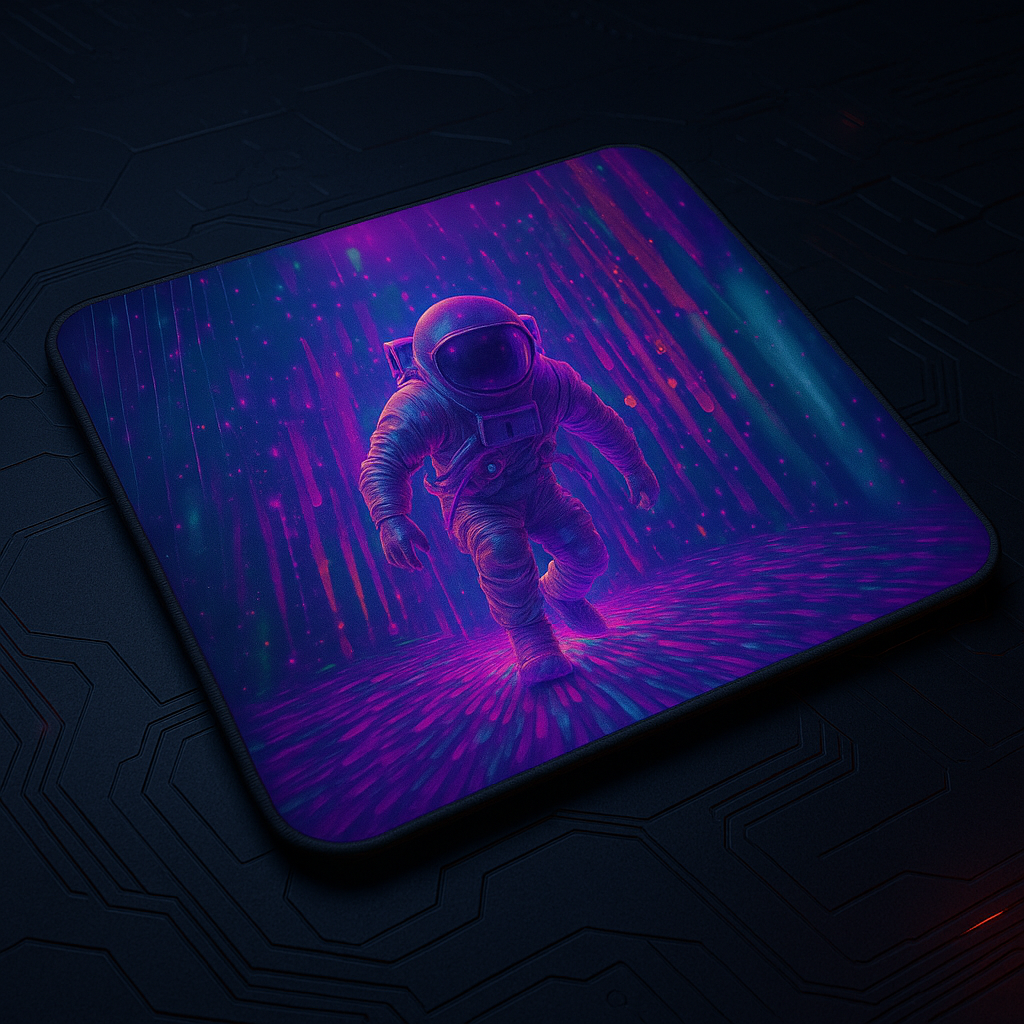 Printed Mouse Pad| Silicon Base | Astronaut In The Ocean Graphic | Available in Size - Small, Large The Case & Co