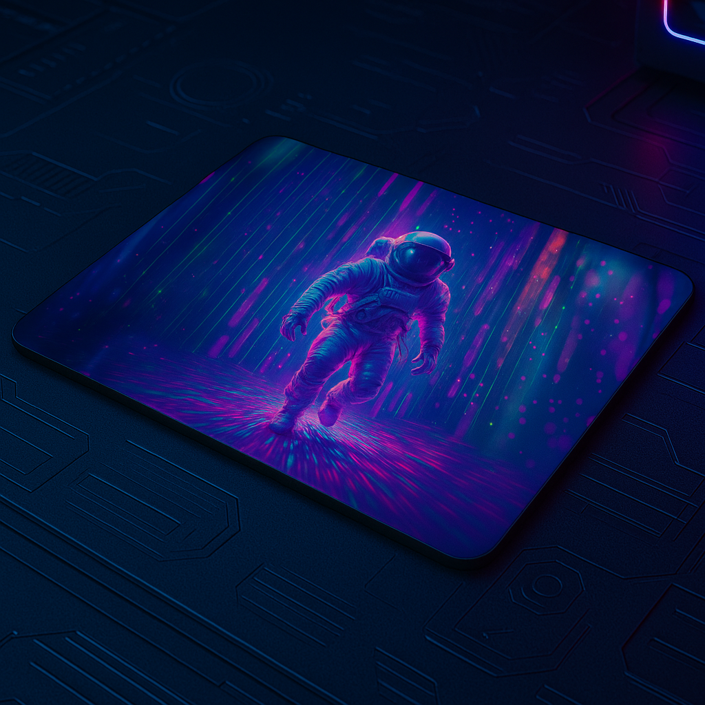 Printed Mouse Pad| Silicon Base | Astronaut In The Ocean Graphic | Available in Size - Small, Large The Case & Co