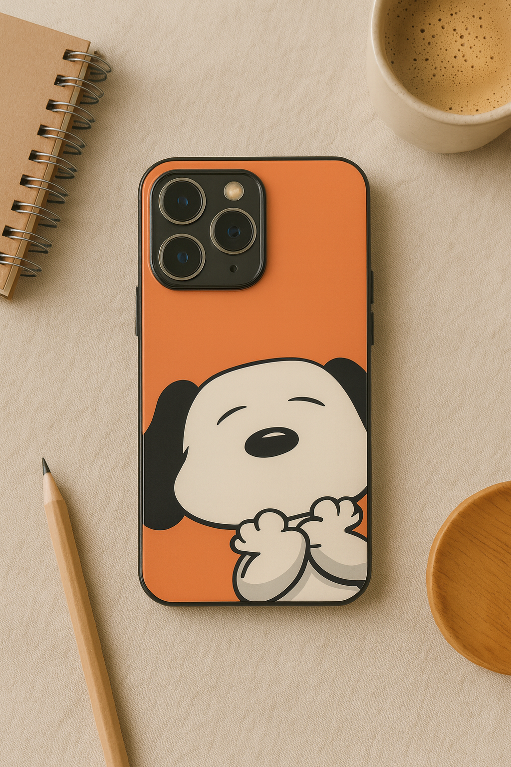 Puppy Love Premium Glass Back Cover For iPhone 11,12,13,14,15,16,17 Models The Case & Co