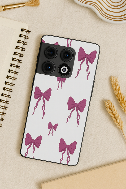 Purple Charm Premium Glass Back Cover For One Plus 13, 12, 11, 10, Nord Series The Case & Co