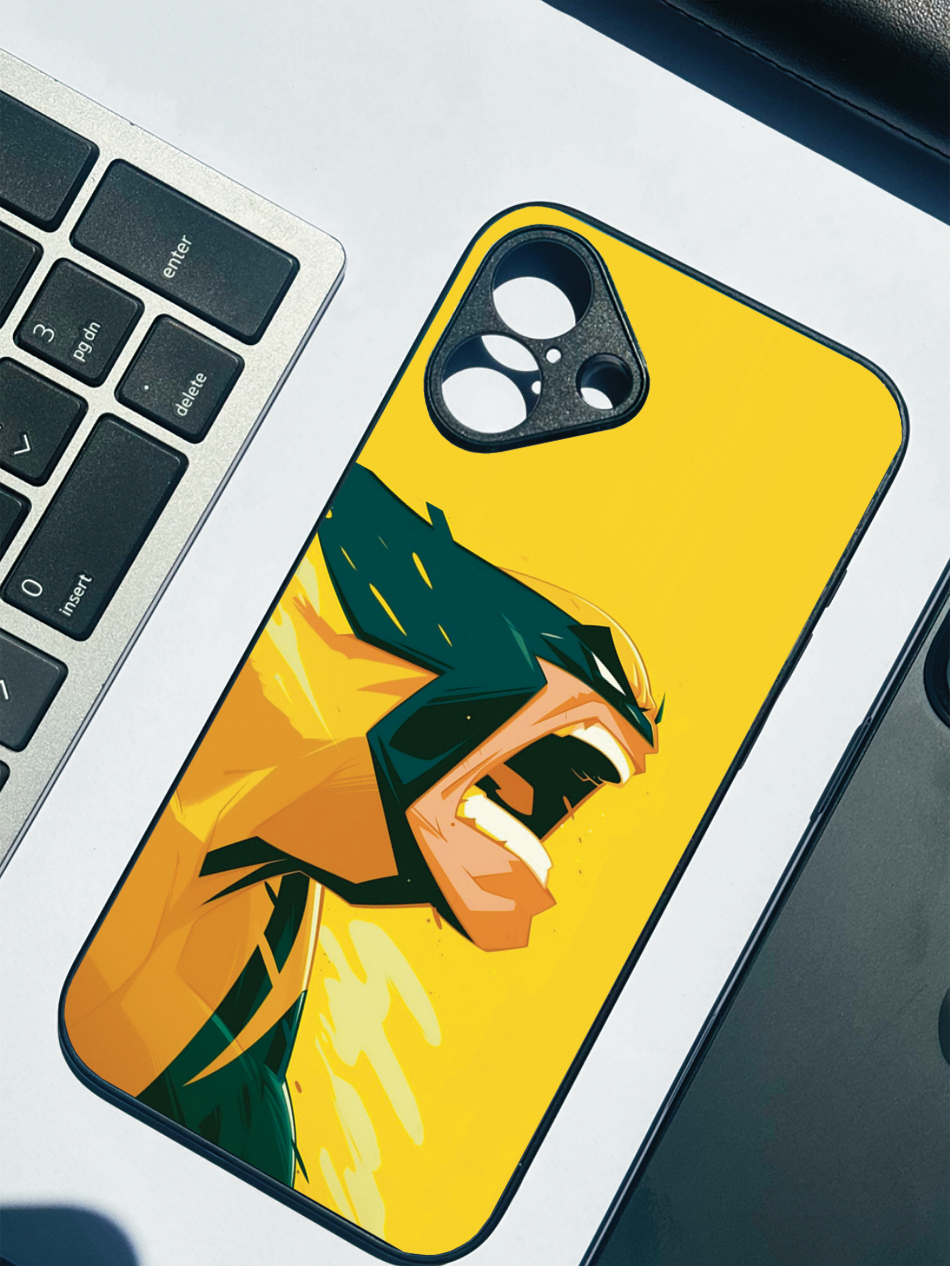 Rage Unleashed Premium Glass Back Cover For iPhone 11,12,13,14,15,16,17 Models The Case & Co