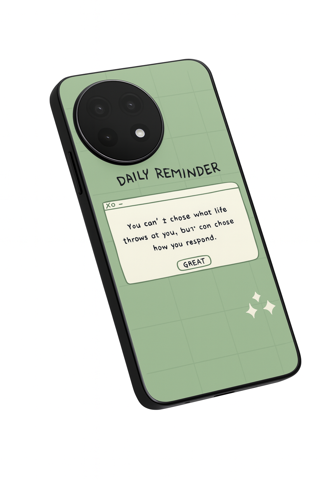 Respond Mode Glass Back Cover For One Plus 13, 12, 11, 10, Nord Series The Case & Co