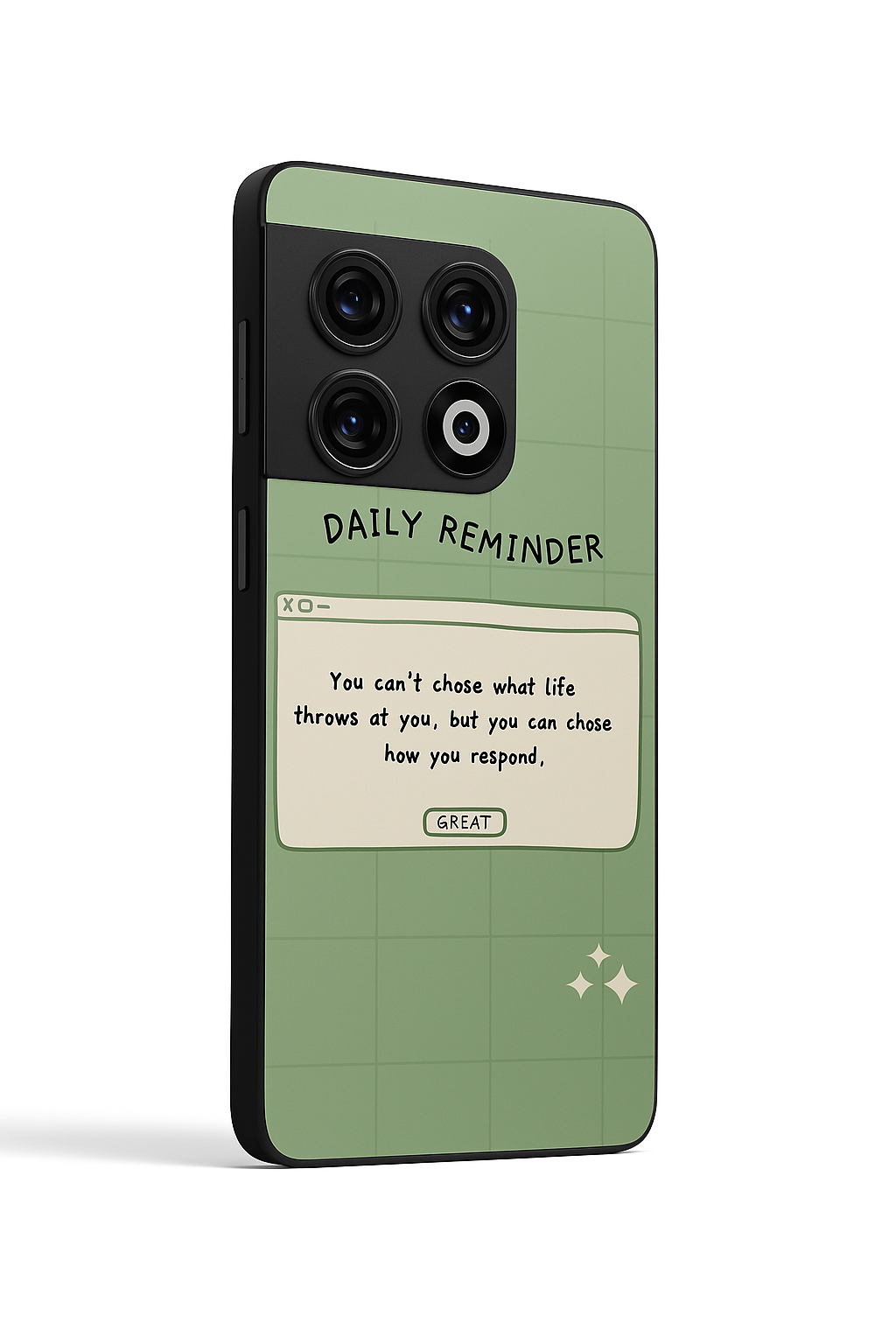 Respond Mode Glass Back Cover For One Plus 13, 12, 11, 10, Nord Series The Case & Co