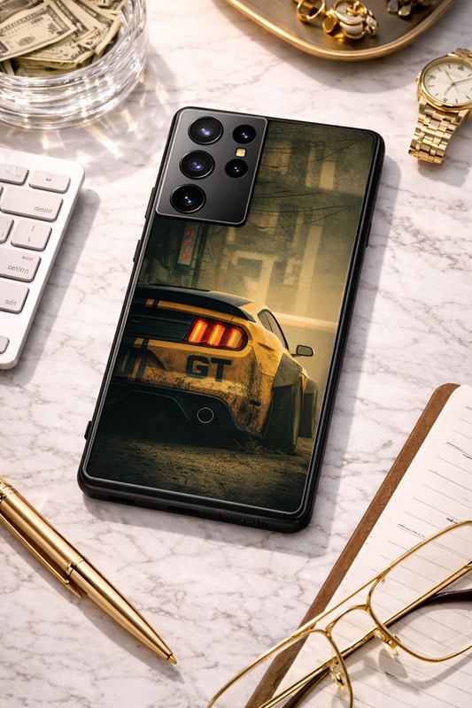 Road Kings Premium Glass Back Cover For Galaxy S, A, M & F Series The Case & Co