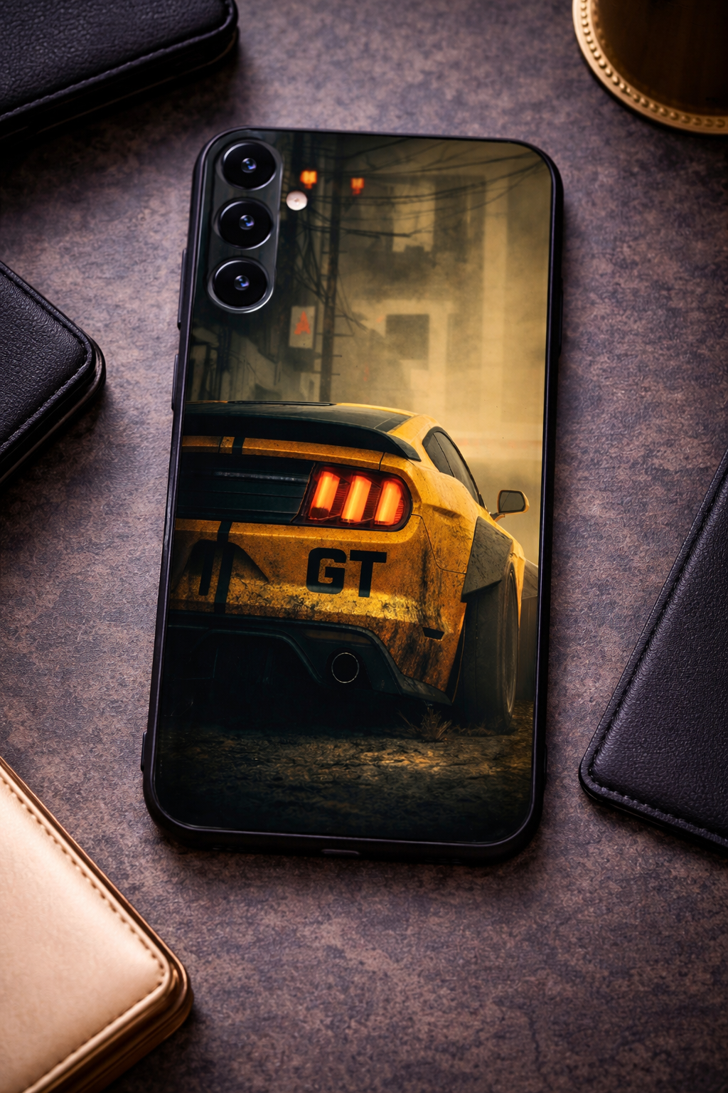 Road Kings Premium Glass Back Cover For Galaxy S, A, M & F Series The Case & Co