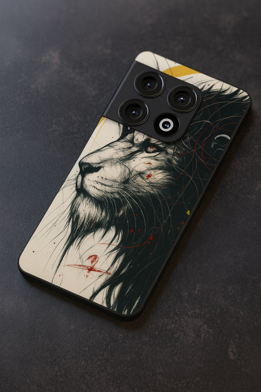 Roar Within Premium Glass Back Cover For One Plus 13, 12, 11, 10, Nord Series The Case & Co