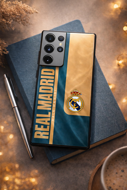 Royal Legacy Premium Glass Back Cover For Galaxy S, A, M & F Series The Case & Co