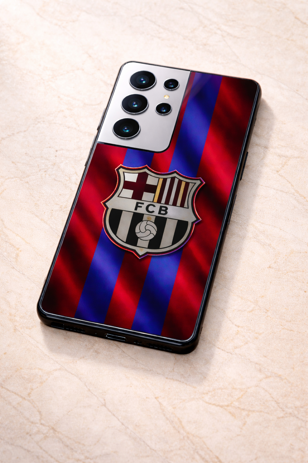 Royal Rivalry Premium Glass Back Cover For Galaxy S, A, M & F Series The Case & Co