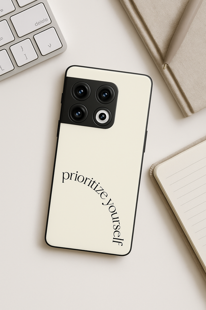 Self First Glass Back Cover For One Plus 13, 12, 11, 10, Nord Series The Case & Co