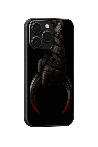 Shadowfang Premium Glass Back Cover For iPhone 11,12,13,14,15,16,17 Models The Case & Co