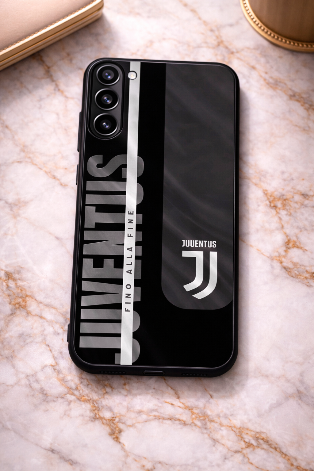 Silent Authority Premium Glass Back Cover For Galaxy S, A, M & F Series The Case & Co