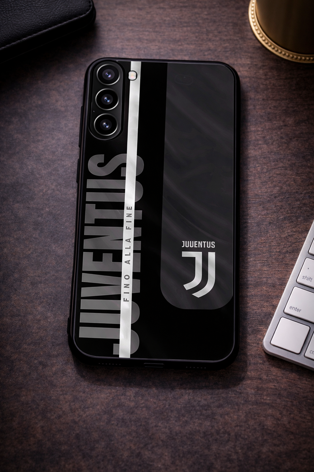 Silent Authority Premium Glass Back Cover For Galaxy S, A, M & F Series The Case & Co