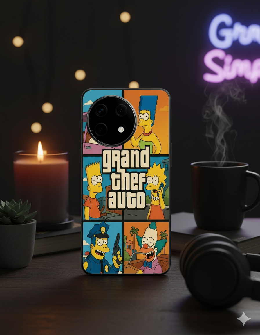 Springfield Auto Glass Back Cover For One Plus 13, 12, 11, 10, Nord Series The Case & Co