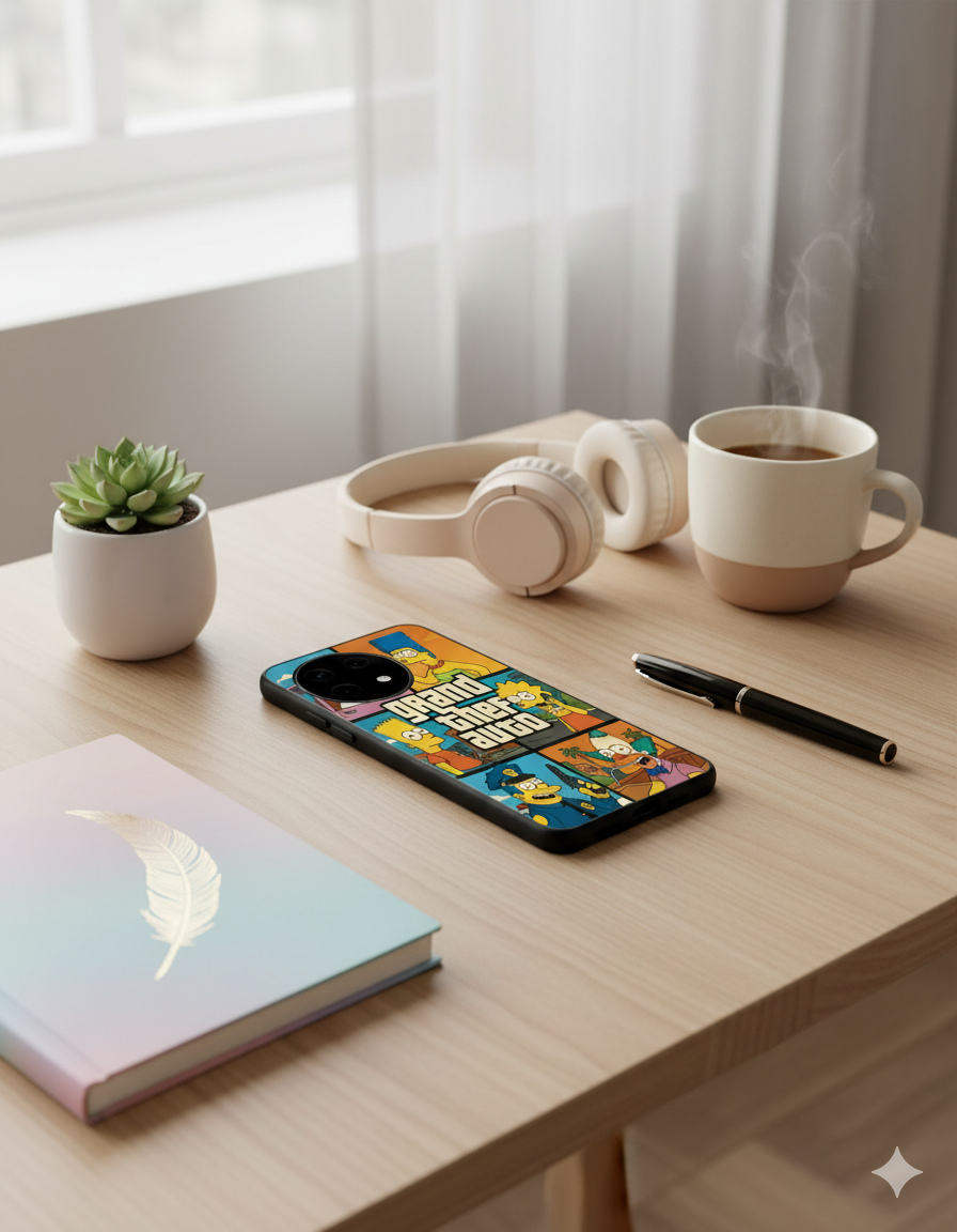 Springfield Auto Glass Back Cover For One Plus 13, 12, 11, 10, Nord Series The Case & Co