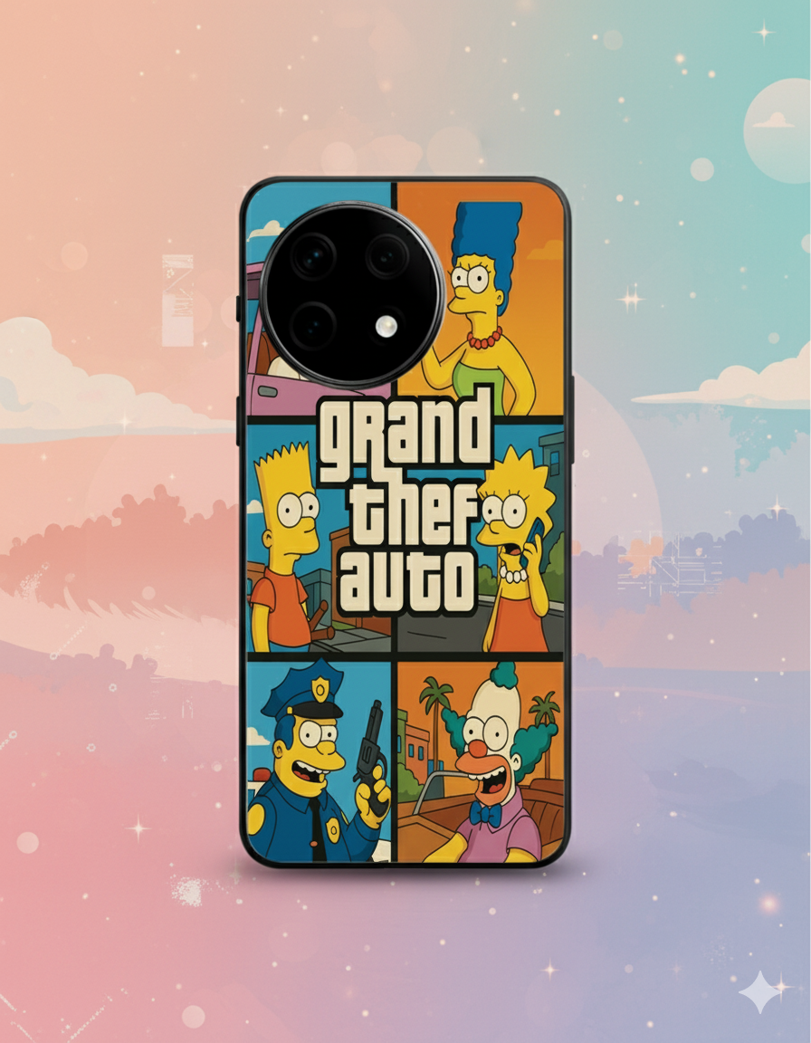 Springfield Auto Glass Back Cover For One Plus 13, 12, 11, 10, Nord Series The Case & Co