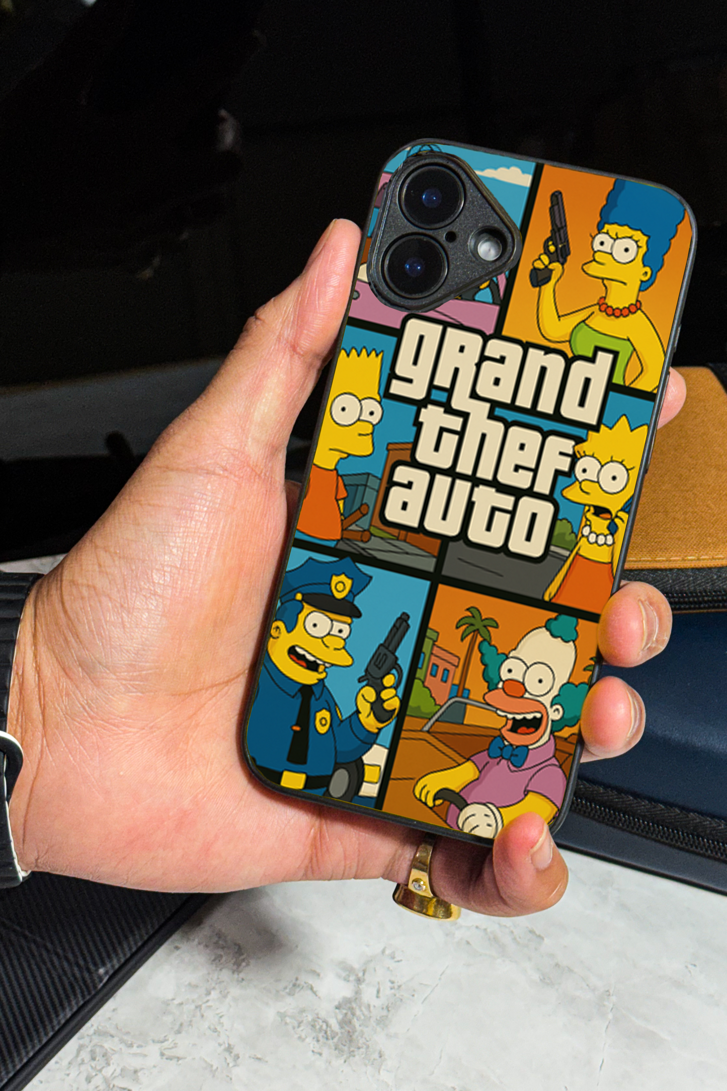 Springfield Auto Premium Glass Back Cover For iPhone 11,12,13,14,15,16,17 Models The Case & Co