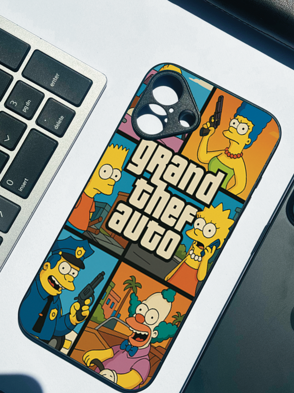 Springfield Auto Premium Glass Back Cover For iPhone 11,12,13,14,15,16,17 Models The Case & Co