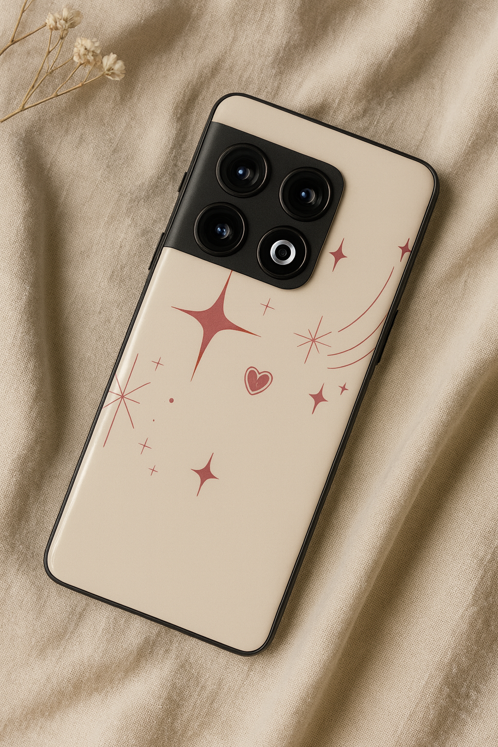 Starry Bliss Premium Glass Back Cover For One Plus 13, 12, 11, 10, Nord Series The Case & Co