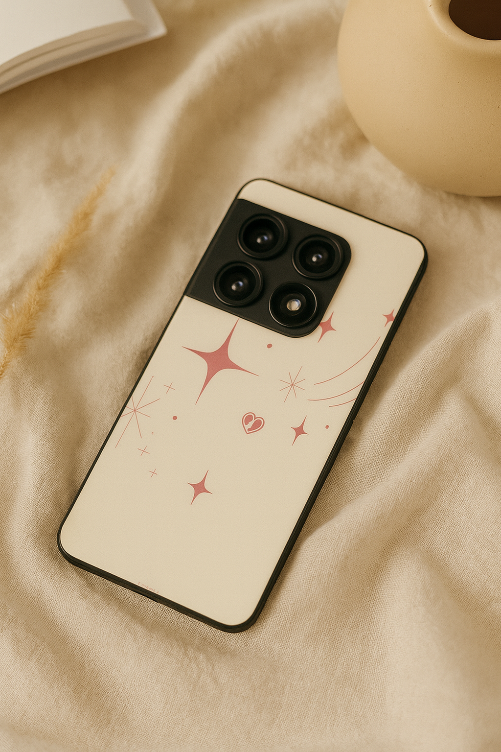 Starry Bliss Premium Glass Back Cover For One Plus 13, 12, 11, 10, Nord Series The Case & Co