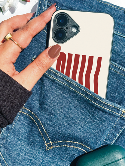 Stay Chill Premium Glass Back Cover For iPhone 11,12,13,14,15,16,17 Models The Case & Co