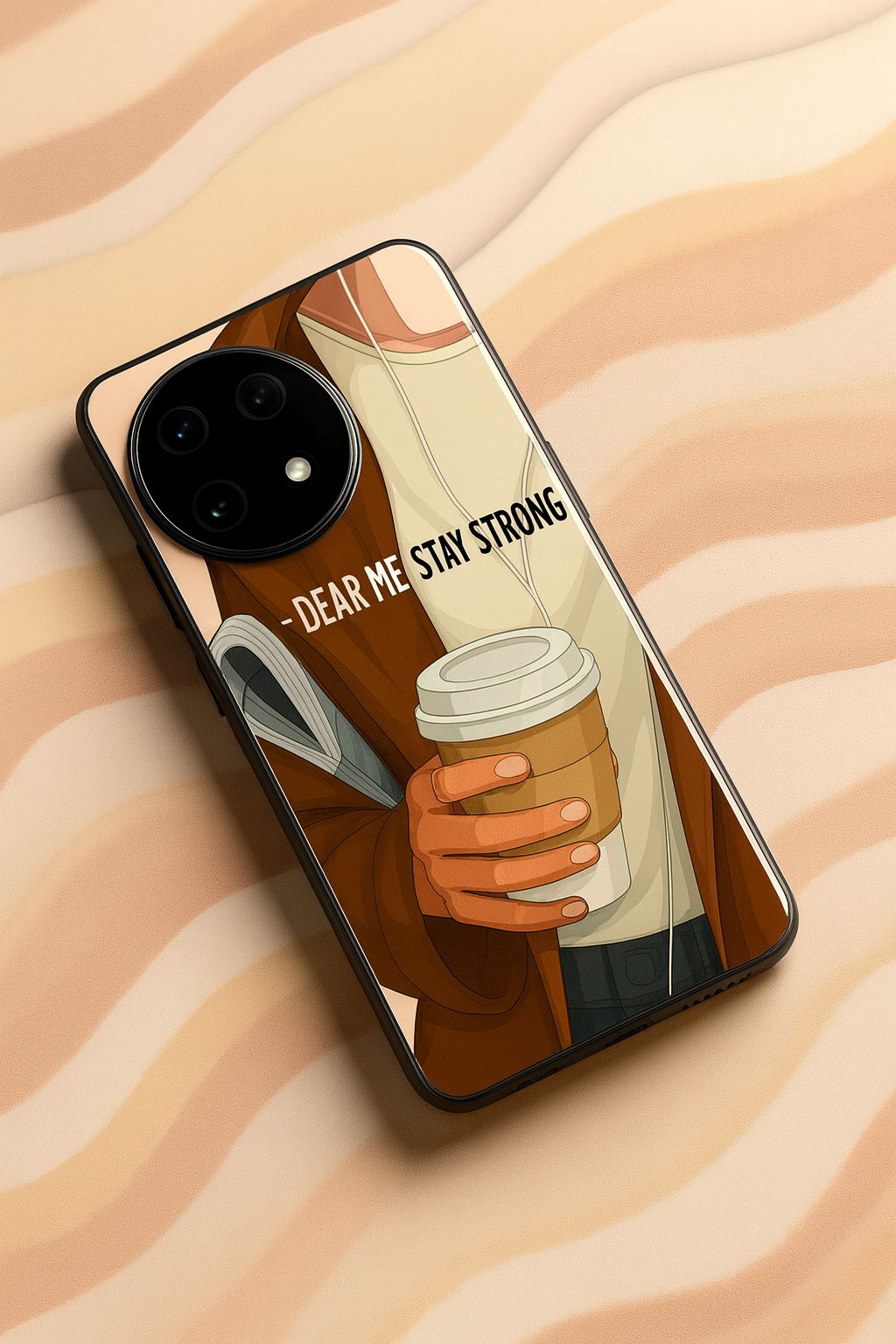 Stay Strong Glass Back Cover For One Plus 13, 12, 11, 10, Nord Series The Case & Co