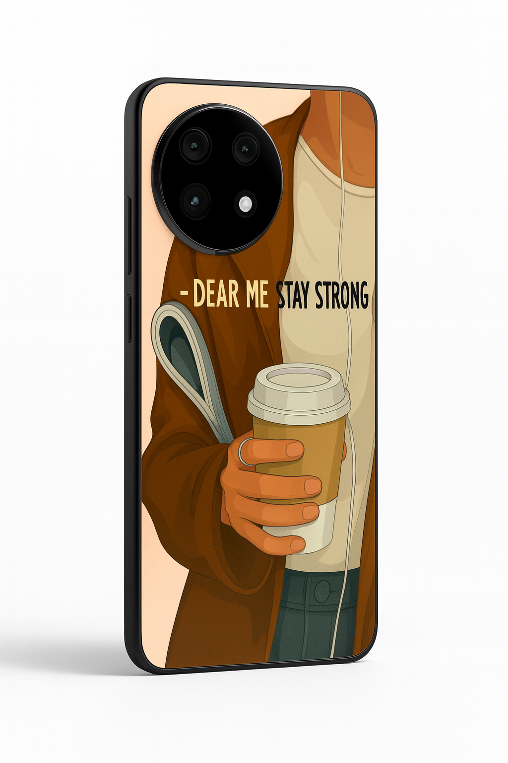 Stay Strong Glass Back Cover For One Plus 13, 12, 11, 10, Nord Series The Case & Co