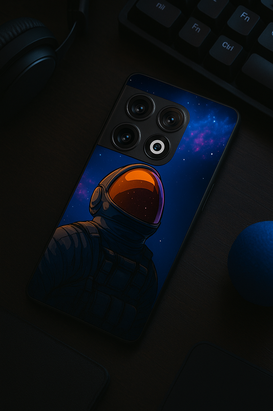 Stellar Void Premium Glass Back Cover For One Plus 13, 12, 11, 10, Nord Series The Case & Co