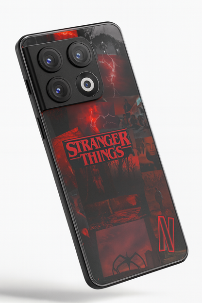 STRANGER THINGS- Red Realm Edit Premium Glass Back Cover For One Plus 13, 12, 11, 10, Nord Series The Case & Co