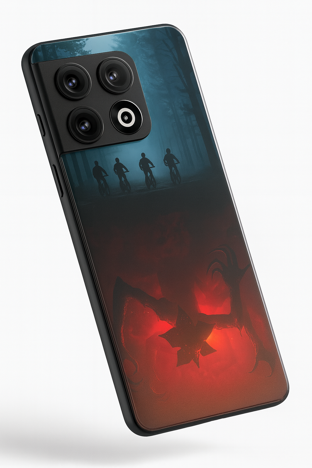 STRANGER THINGS- ShadowSplit Premium Glass Back Cover For One Plus 13, 12, 11, 10, Nord Series The Case & Co