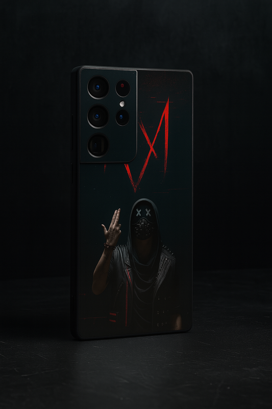 Symbol Premium Glass Back Cover For Galaxy S, A, M & F Series The Case & Co