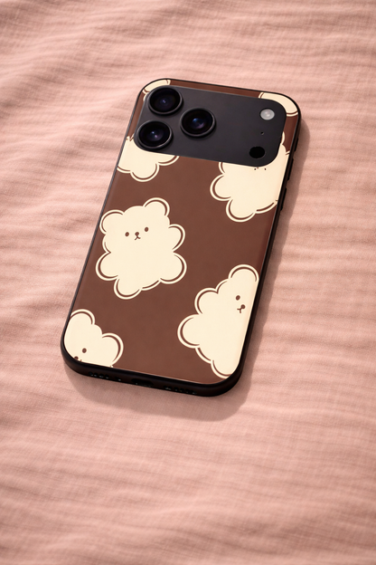 Teddy Overload Premium Glass Back Cover For iPhone 11,12,13,14,15,16,17 Models The Case & Co