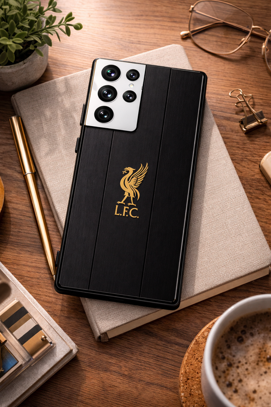 The Kop Noir Premium Glass Back Cover For Galaxy S, A, M & F Series The Case & Co