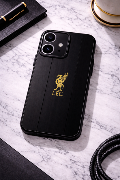 The Kop Noir Premium Glass Back Cover For iPhone 11,12,13,14,15,16,17 Models The Case & Co
