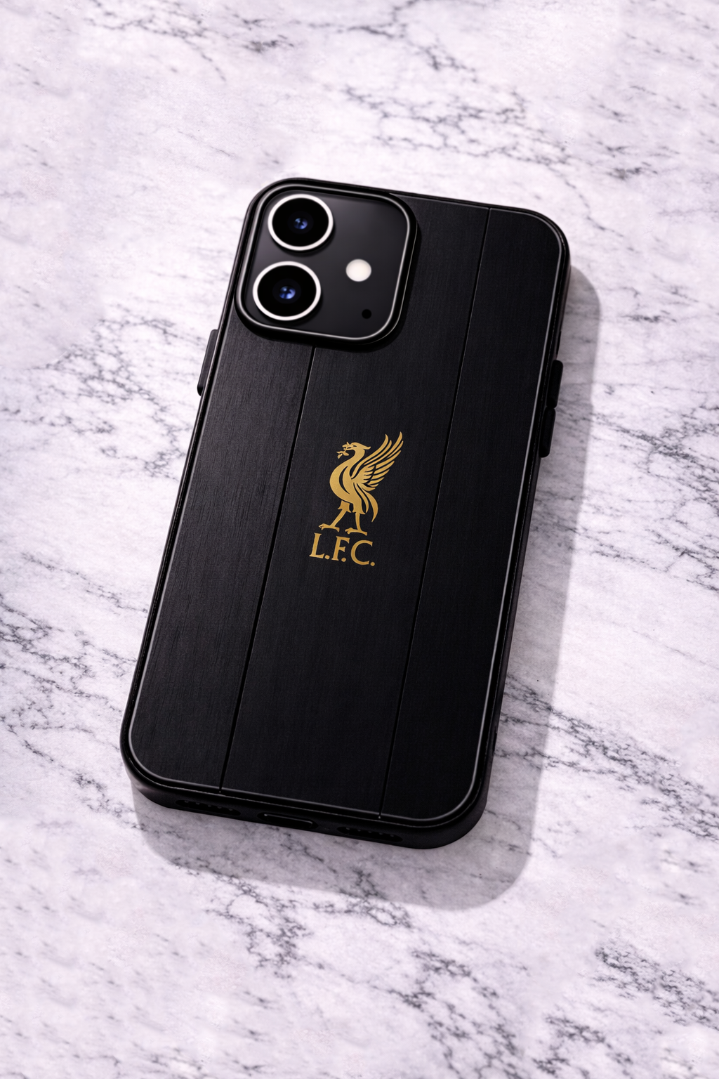 The Kop Noir Premium Glass Back Cover For iPhone 11,12,13,14,15,16,17 Models The Case & Co