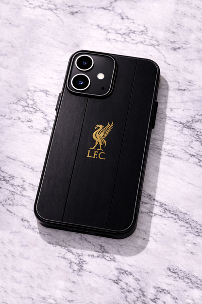 The Kop Noir Premium Glass Back Cover For iPhone 11,12,13,14,15,16,17 Models The Case & Co